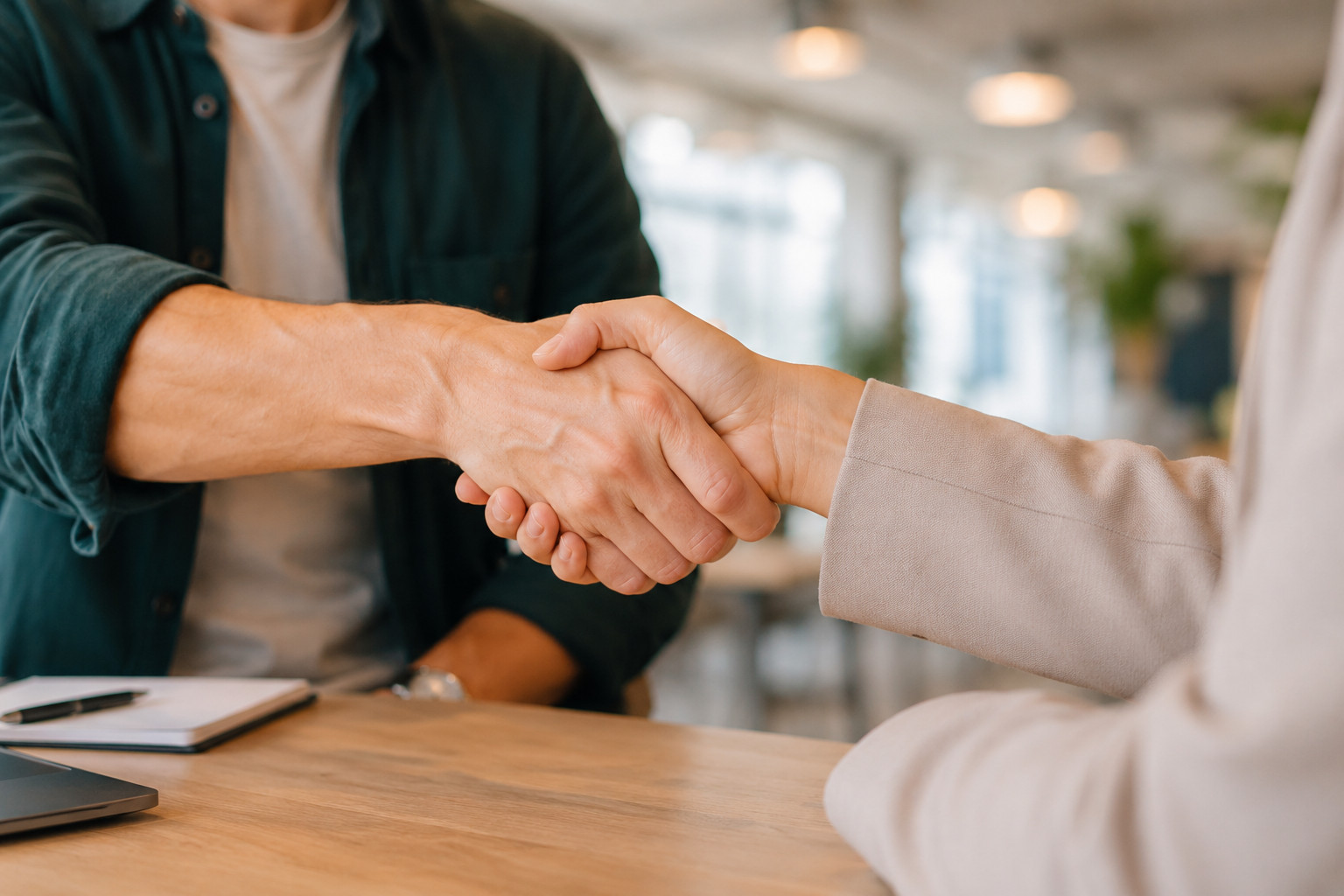 Gründer:innen in einem modernen Startup-Büro